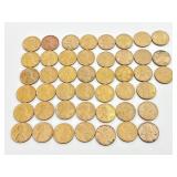 45 Wheat Pennies