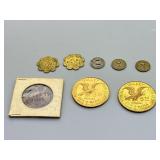 Collectable Token Coins, Bus Far, Drink, ETC.