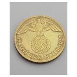 10 Reichspfennig From Germany 1937