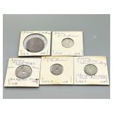 French Currency, 1912, 16, 23, & 24