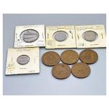 Mexican Currency: 1943-1971 20 Centavos (5), 1