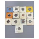 (13) 1913-1960 (D) Lincoln Head Wheat Pennies
