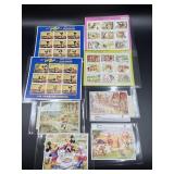 Walt Disney Souvenir Stamp Sheets: Mickey Mouse
