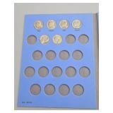 Coin Book w/ 6 Jefferson Nickels 1962-1964