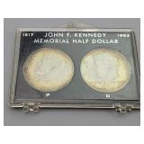 1917 & 1963 John F. Kennedy Memorial Half Dollars