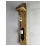 Hand Crafted Live End Walnut Wall Light