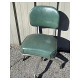 MCM Green Swivel Office Chair
