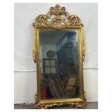 Ornate Gold-Toned Framed Mirror
