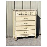 Sears Bonnet French Provincial 5 Drawer Dresser
