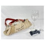 "Wining Allowed. No Pouting" Canvas Bag (New w/