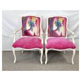 Custom Made Art Deco Style New Upholstered Chairs