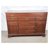 Cherry Buffet W/Seven Drawers. 54In W, 20In D-