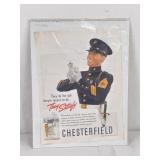 1939 Chesterfield Cigarettes Advertisement