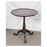 George III Style Mahogany Tripod Table, 19th-C