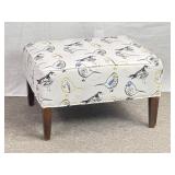 Re-Upholstered Bird Ottoman 24in x18.5in x14.5in