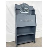 Antique Secretary Desk Painted Blue