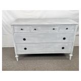 Refurbished Gray Chest Of Drawers. 50In W, -
