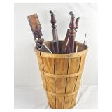 Bushel Basket Full Of Legs & Spindles.