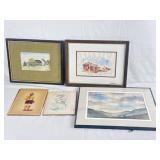 Signed Watercolor Paintings