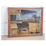 Eastlake Style Vanity Mirror. 27x33Inches.