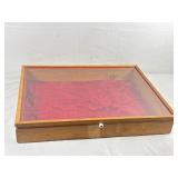 Display Cabinet 21In D, 27In W, 4In T.