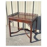 Chippendale-Style Side Table. 31In W, 23In D