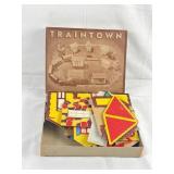 1940s Traintown Set of Cardboard Buildings