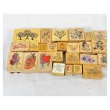 Basket of Rubber Stamps