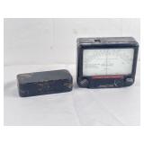 Vintage Sewing Machine Attachments Metal Box &