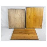 Three VTG School Paint Boards.