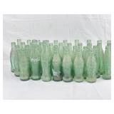 38 Vtg Glass Coca-Cola Bottles