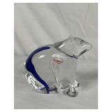 Sabina Art Glass Bear Paperweight