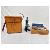 Sans & Streiffe Scientific Lab Kit W/Microscope