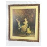 Vtg Lithograph Print of "Peace" by Paul King