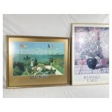 Framed Randall Lake ï¿½87 Art Expo Poster & La