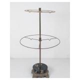 Reclaimed Display Stand w/ Metal & Marble Base