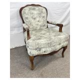New Upholstered Arm Chair. 27In W, 30In D, 3Ft T