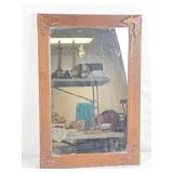Wood Framed Mirror 25in x17in