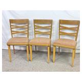 Three Heywood-Wakefield, MCM Chairs.