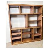 Oak Media Center. 63In W, 6Ft Tall. 17In Deep.