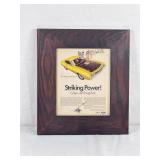 Framed 1970 Ford Cobra Advertisement