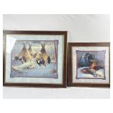 Pair of Prints by Jack Terry & Joan Cole. 23in