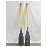 Pair of Vintage Rafting Paddles. 54In Long