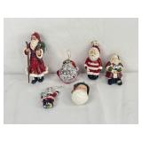 Santa Ornaments