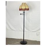 Floor Lamp W/Cone Shaped Shade. 58In Tall.