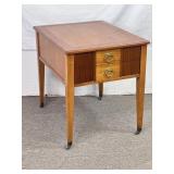 MCM End Table/Side Table. 20In W, 26In D, 23In T.