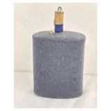 Vintage Blue Enameled Military Water Flask