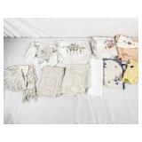 Embroidered/Vintage Linens, Doilies, & Table
