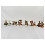 5 Fitz & Floyd Charming Tails Mouse Figurines