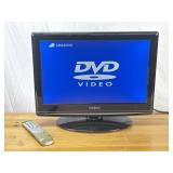 Insignia 19-inch LCD TV W/built-in DVD player.